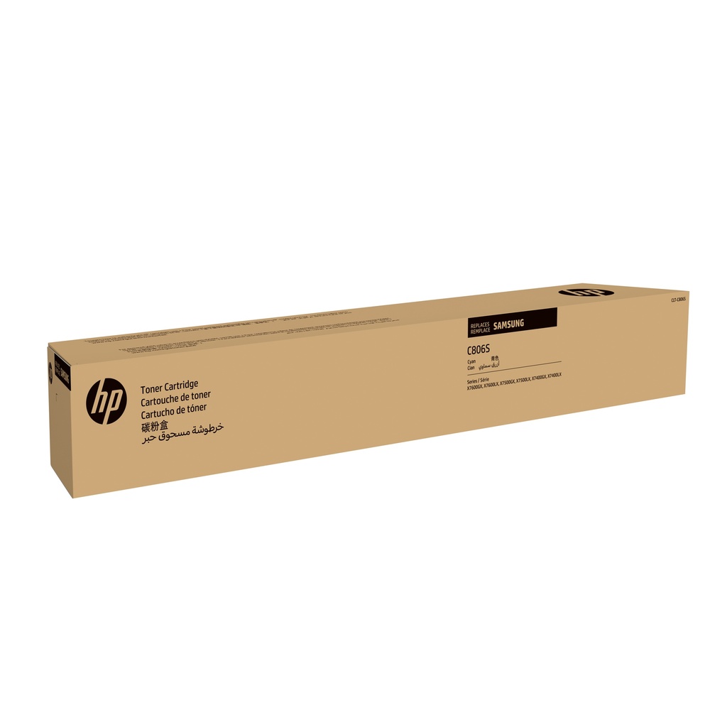 Samsung Cartucho de Tóner Original HP CLT-C806S cian