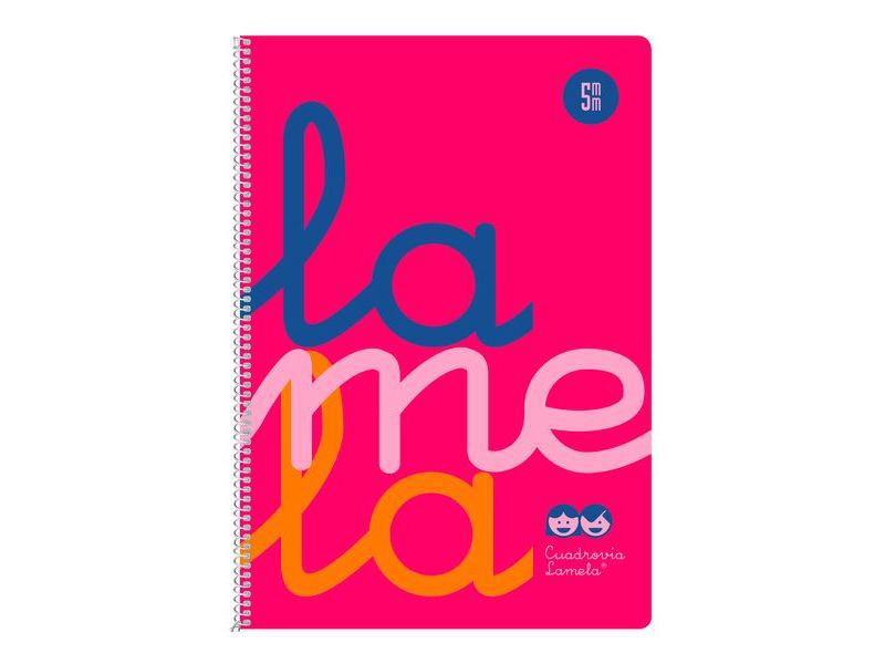 Cuaderno Fº polipropileno C5 80 hojas 90 grs rosa 7FTP005R