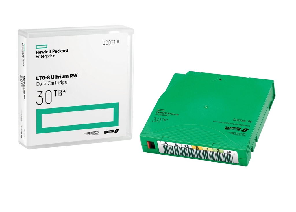 [Q2078A] LTO-8 Ultrium 30TB RW Data Cartridge