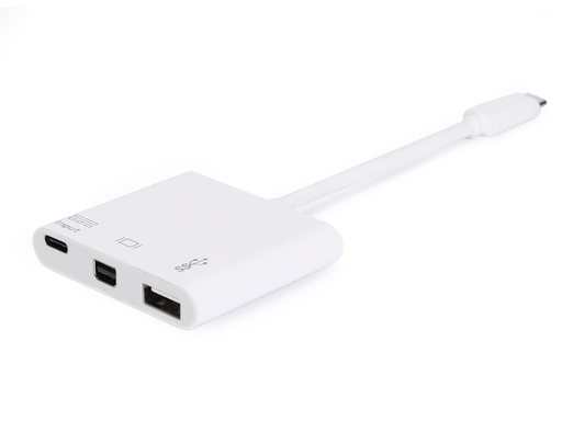 [133463] Adaptador USB-C a Mini DisPlayPort, USB-A , USB 60W PD