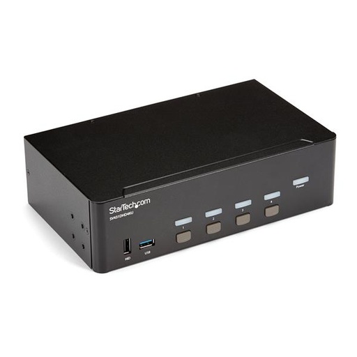[SV431DHD4KU] Switch Conmutador KVM de 4 Puertos HDMI - 4K de 30Hz - de Pantalla Doble