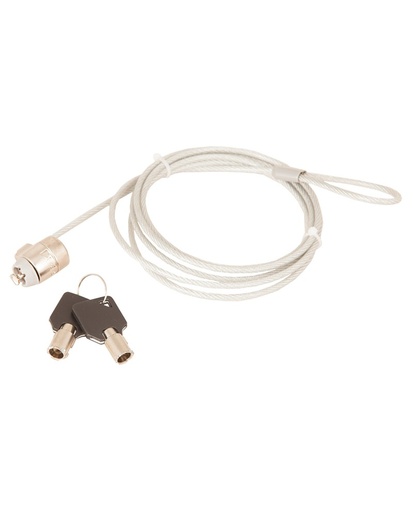[CRS78UF] CRS78UF cable antirrobo Metálico, Translúcido 1,8 m