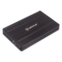25301 Caja de disco duro (HDD) Negro 2.5