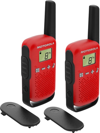 [188118] TALKABOUT T42 two-way radios 16 canales Negro, Rojo