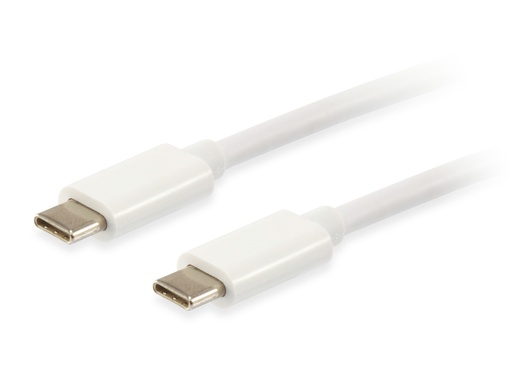 [128352] 128352 Cable USB 3.2 Gen 2 C a C, 2,0m, PD 60W, 4K/60Hz, 5Gbps, Blanco