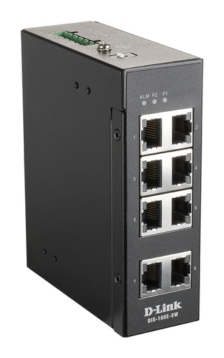 [DIS-100E-8W] DIS-100E-8W switch No administrado L2 Fast Ethernet (10/100) Negro