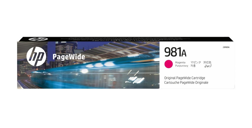 Cartucho original PageWide 981A magenta