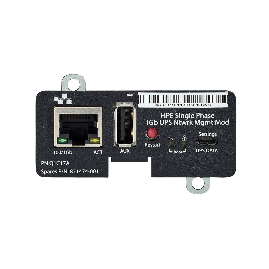 Single Phase 1Gb UPS Network Management Module
