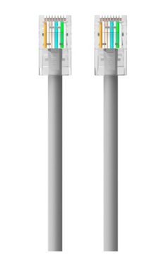 [A3L981BT01M-H-S] RJ45-RJ45, Cat6, 1m cable de red Gris