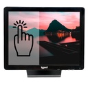 Monitor táctil resistivo 17" USB VGA HDMI