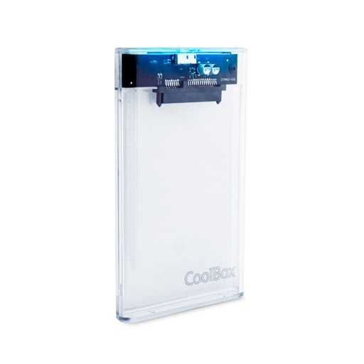 [COO-SCT-2533] CAJA/CARCASA HDD/SSD 2.5" SLIMCHASE SCT-2533 USB3.2 GEN1 TRANSPARENTE