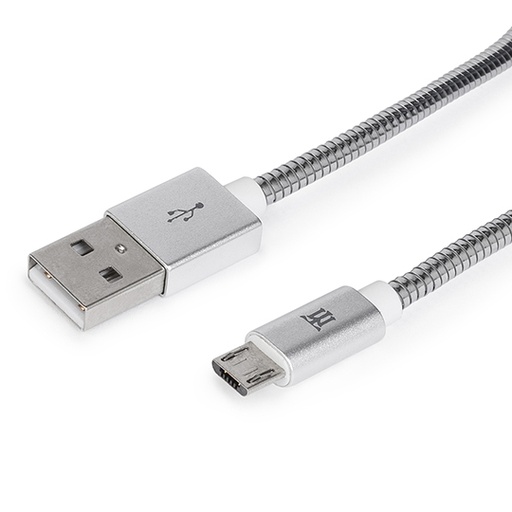 [MTPMUMS241] Premium MTPMUMS241 cable USB 1 m USB 2.0 USB A Micro-USB B Plata