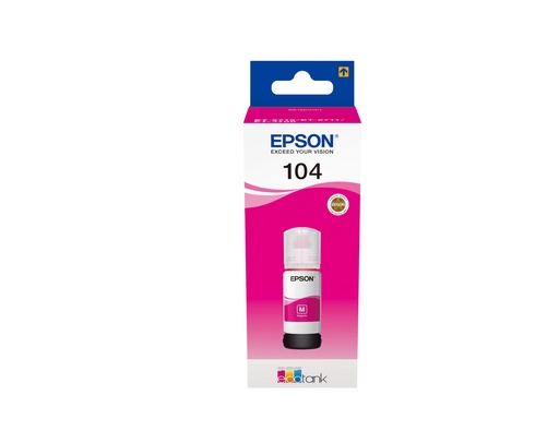 [C13T00P340] 104 EcoTank Magenta ink bottle