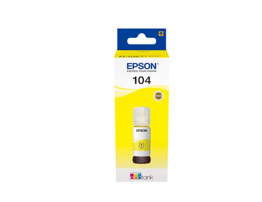 [C13T00P440] 104 EcoTank Yellow ink bottle