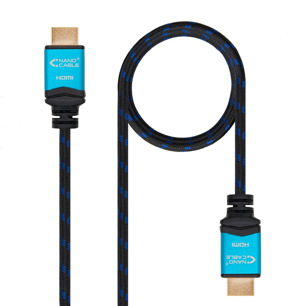 Cable HDMI V2.0 4K@60GHz 18 Gbps A/M-A/M, negro, 5.0 m.