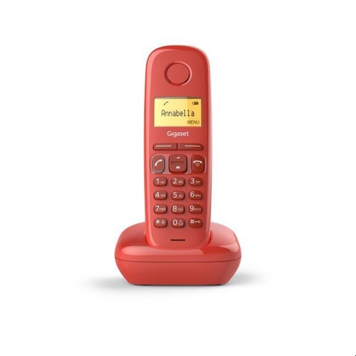 [SI-A170RO] A170 Teléfono DECT Rojo