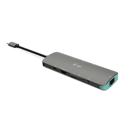 [C31NANODOCKLANPD] Metal USB-C Nano Docking Station 4K HDMI LAN + Power Delivery 100 W