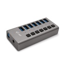 USB 3.0 Charging HUB 7port + Power Adapter 36 W