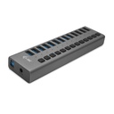 USB 3.0 Charging HUB 13port + Power Adapter 60 W