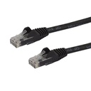 Cable de Red Cat6 con Conectores Snagless RJ45 - 30,4m Negro