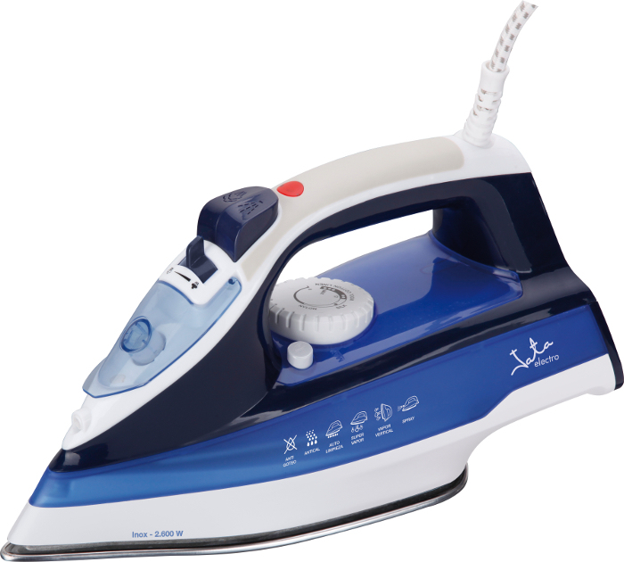 PL618 plancha Plancha vapor-seco 2600 W Negro, Azul, Blanco