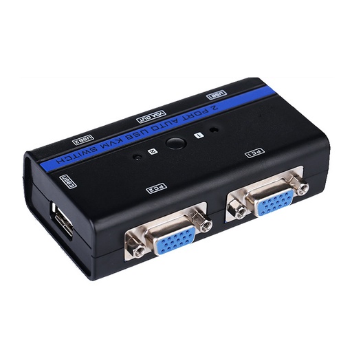 [A111-0064] A111-0064 interruptor KVM Montaje en rack Negro