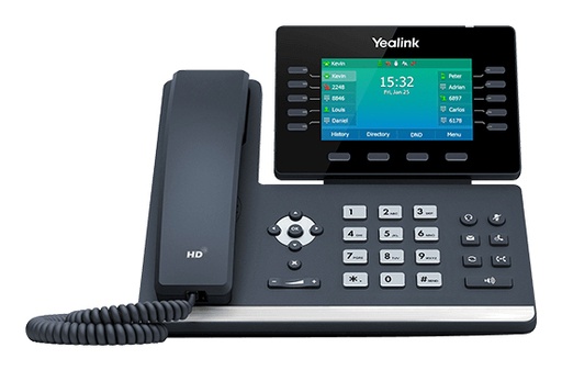 [1301081] SIP-T54W teléfono IP Negro 10 líneas LCD Wifi