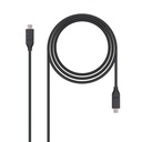 USB 3.1, 1m cable USB USB 3.2 Gen 2 (3.1 Gen 2) USB C Negro