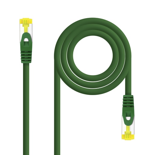 [10.20.1901-GR] Cable de red latiguillo RJ45 LSZH Cat.6A SFTP AWG26, Verde, 1.0 m