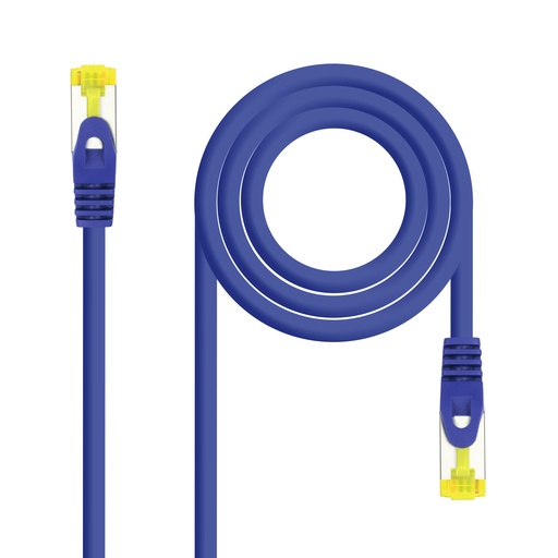 [10.20.1902-BL] Cable de red latiguillo RJ45 LSZH Cat.6A SFTP AWG26, Azul, 2.0 m