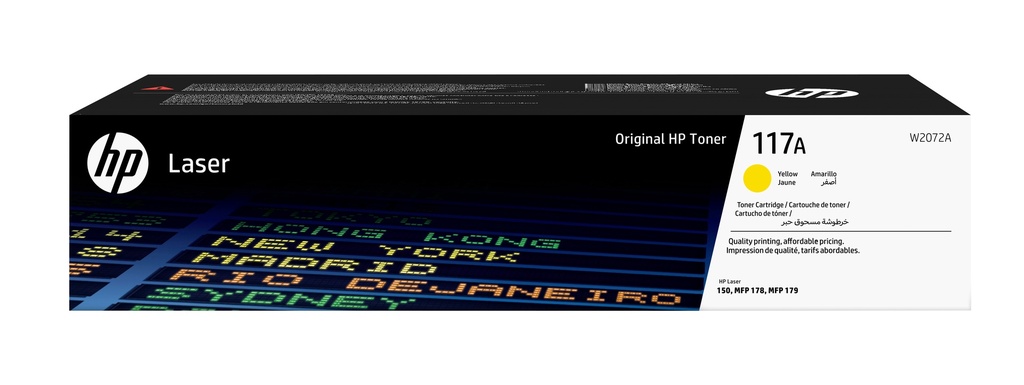 Cartucho de tóner Original Laser 117A amarillo