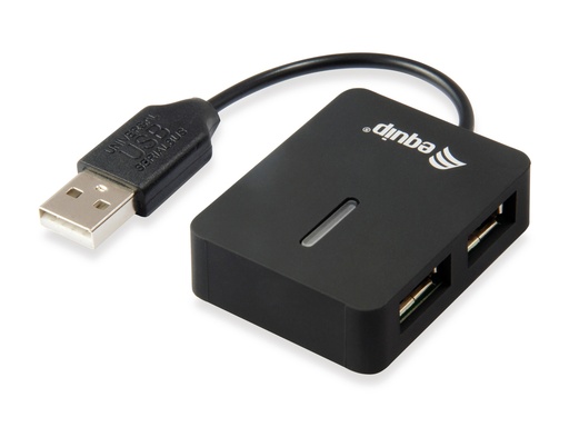[128952] 128952 hub de interfaz USB 2.0 480 Mbit/s Negro