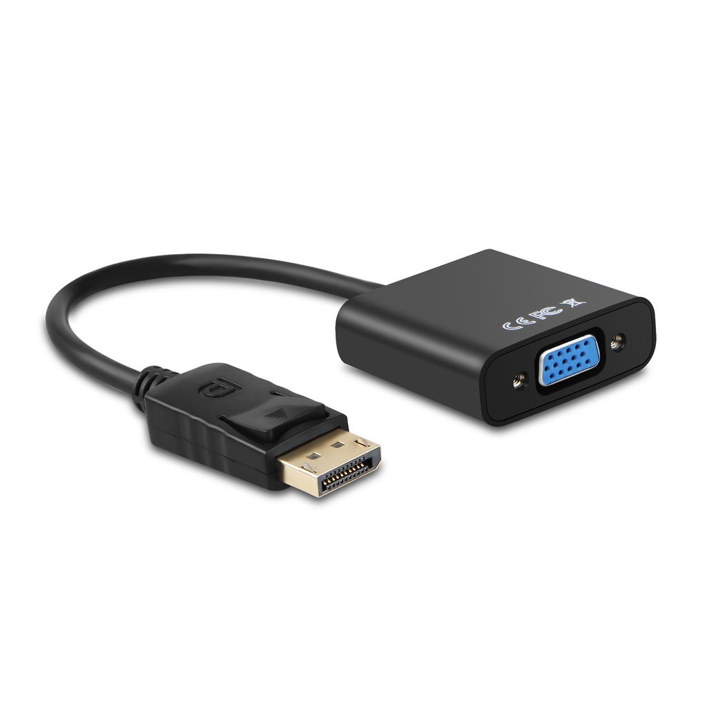 CONVERSOR DISPLAYPORT A SVGA, DP/M-SVGA/H, NEGRO, 15CM