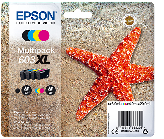 Multipack 4-colours 603XL Ink