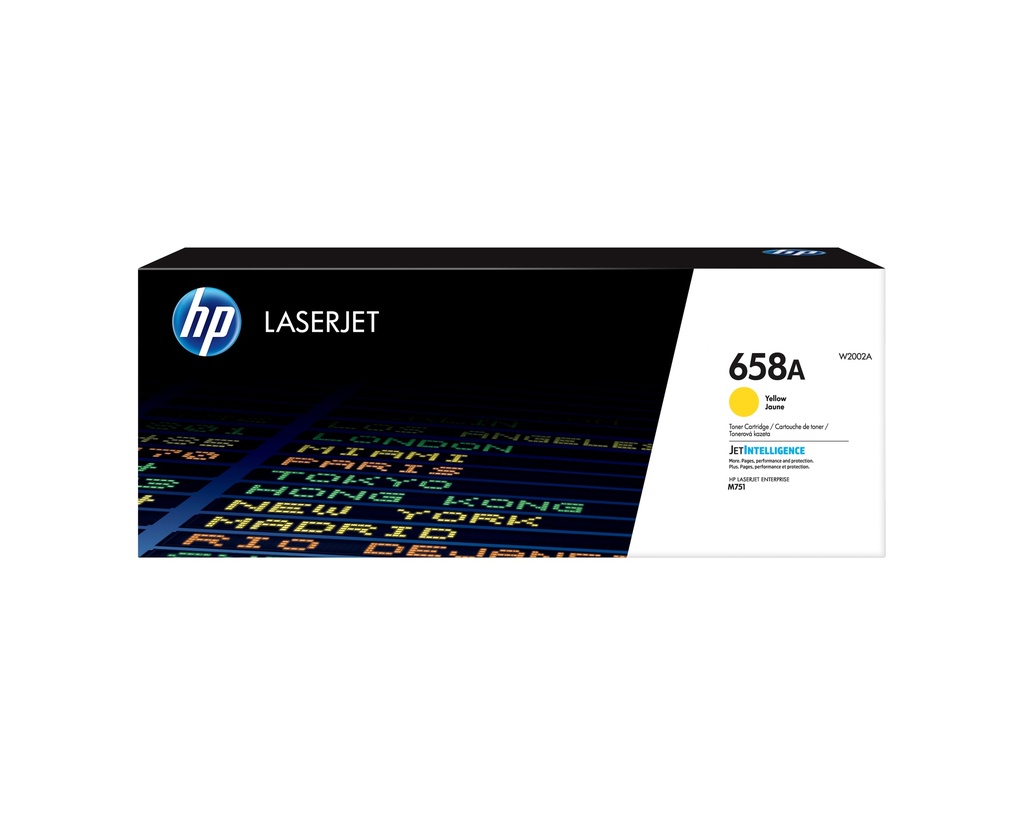 Cartucho de tóner Original LaserJet 658A amarillo