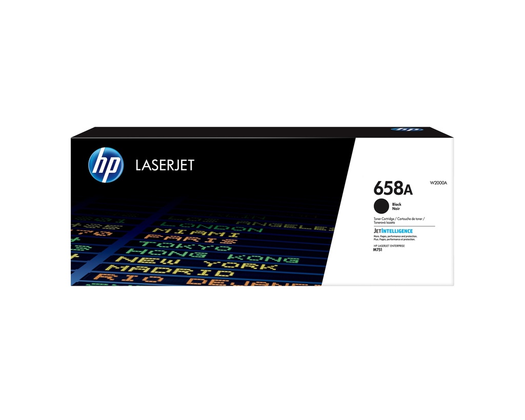 Cartucho de tóner Original LaserJet 658A negro