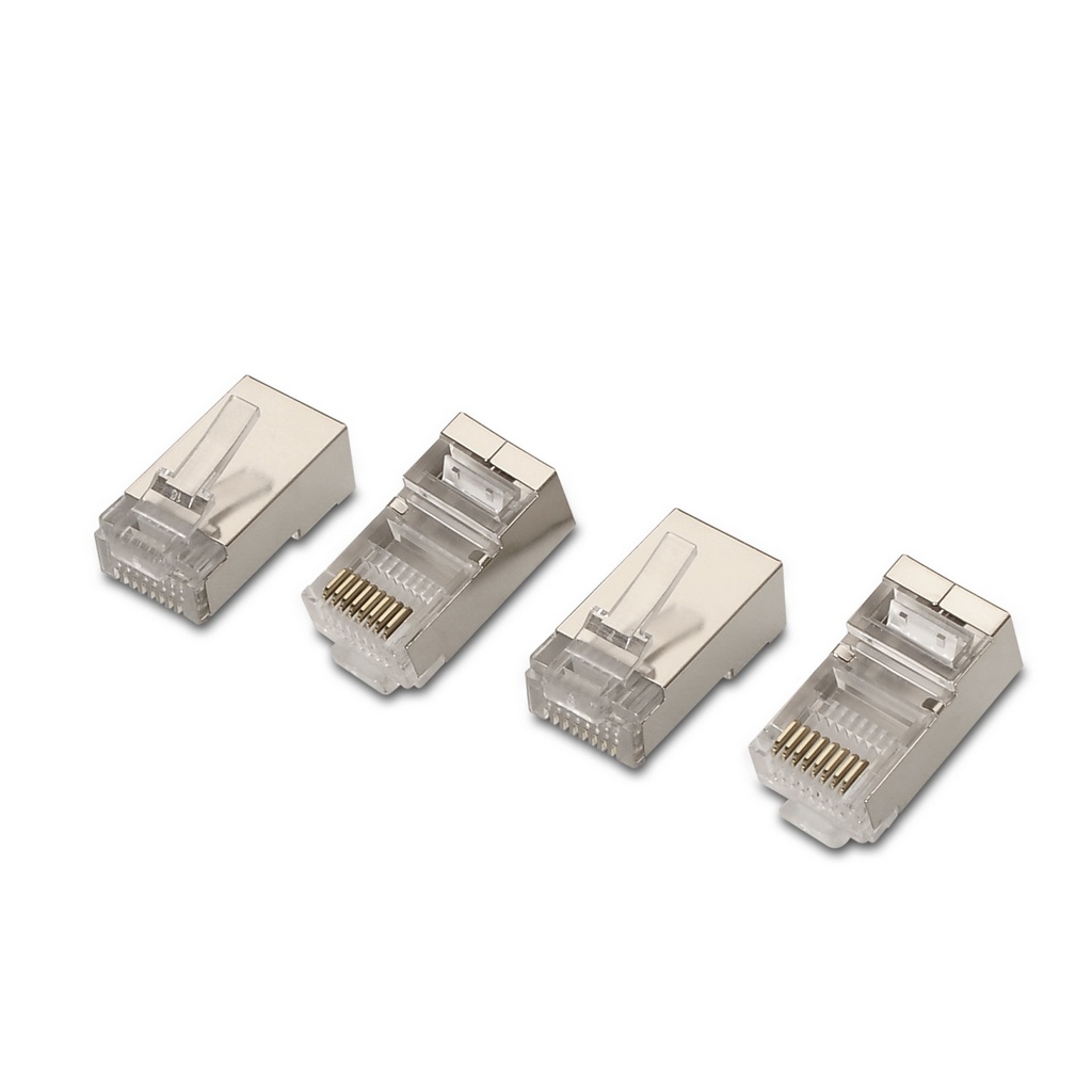 A139-0298 conector RJ-45 Acero inoxidable, Transparente