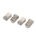 A139-0298 conector RJ-45 Acero inoxidable, Transparente