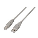 A101-0001 cable USB USB 2.0 1 m USB A USB B Beige