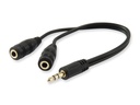 147941 divisor de audio Negro