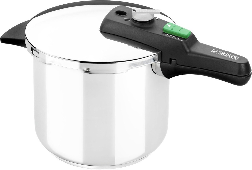 QUICK 4 L Negro, Acero inoxidable