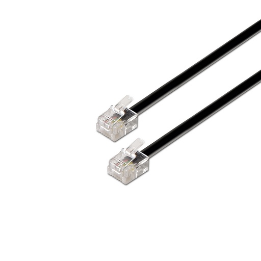 [A143-0319] A143-0319 cable telefónico 2 m Negro