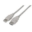 A101-0012 cable USB USB 2.0 1 m USB A Beige