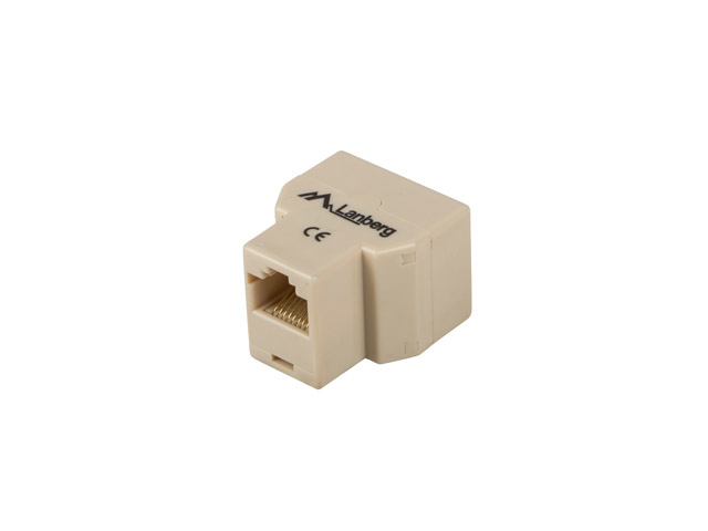 AD-RJ45-2RJ45-OU divisor de red Beige