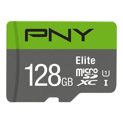 [P-SDU128V11100EL-GE] Elite 128 GB MicroSDXC UHS-I Clase 10