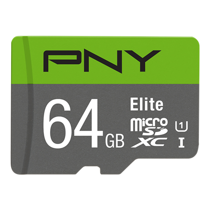 [P-SDUX64U185GW-GE] Elite 64 GB MicroSDXC UHS-I Clase 10