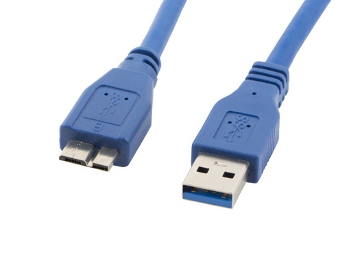 [CA-US3M-10CC-0005-B] CA-US3M-10CC-0005-B cable USB 0,5 m Micro-USB A USB A Azul