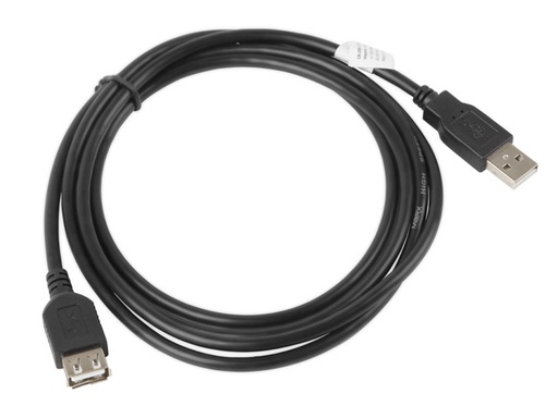 [CA-USBE-10CC-0018-BK] CA-USBE-10CC-0018-BK cable USB USB 2.0 1,8 m USB A Negro