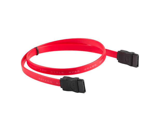 [CA-SASA-10CU-0050-R] CA-SASA-10CU-0050-R cable de SATA 0,5 m SATA 7-pin Rojo