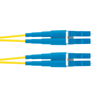 5m OS2 LC Duplex Cable de fibra óptica e InfiniBand Amarillo